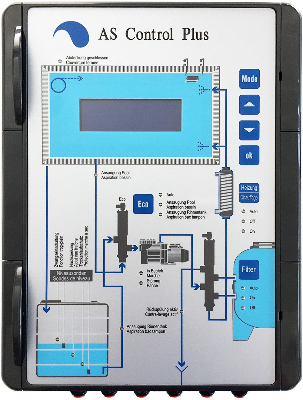 Besgo AS Control Plus система управления для переливных бассейнов