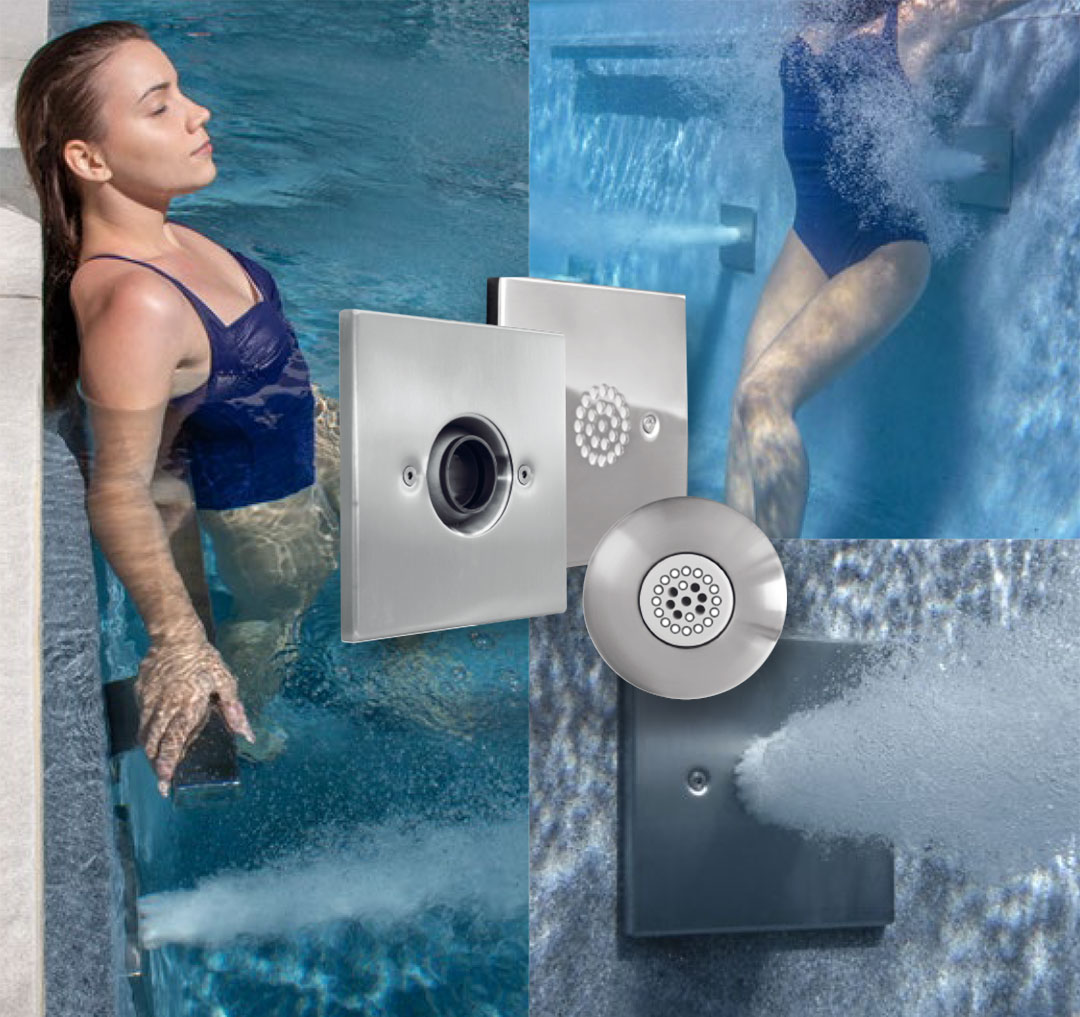 Гидромассаж в бассейне fluvo, Германия